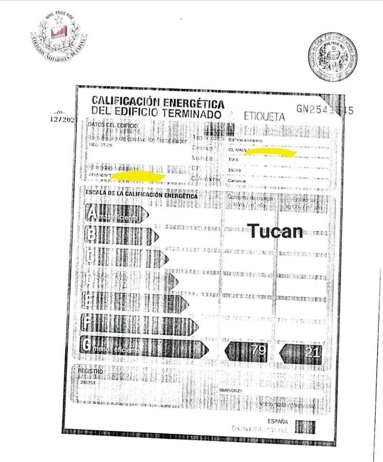 Vivienda Vacacional El Tucan Tías Esterno foto